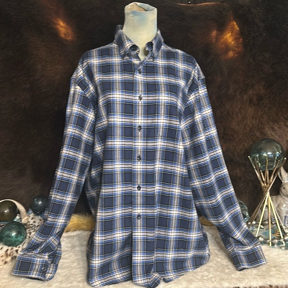 LL BEAN button down shirt L (5375)